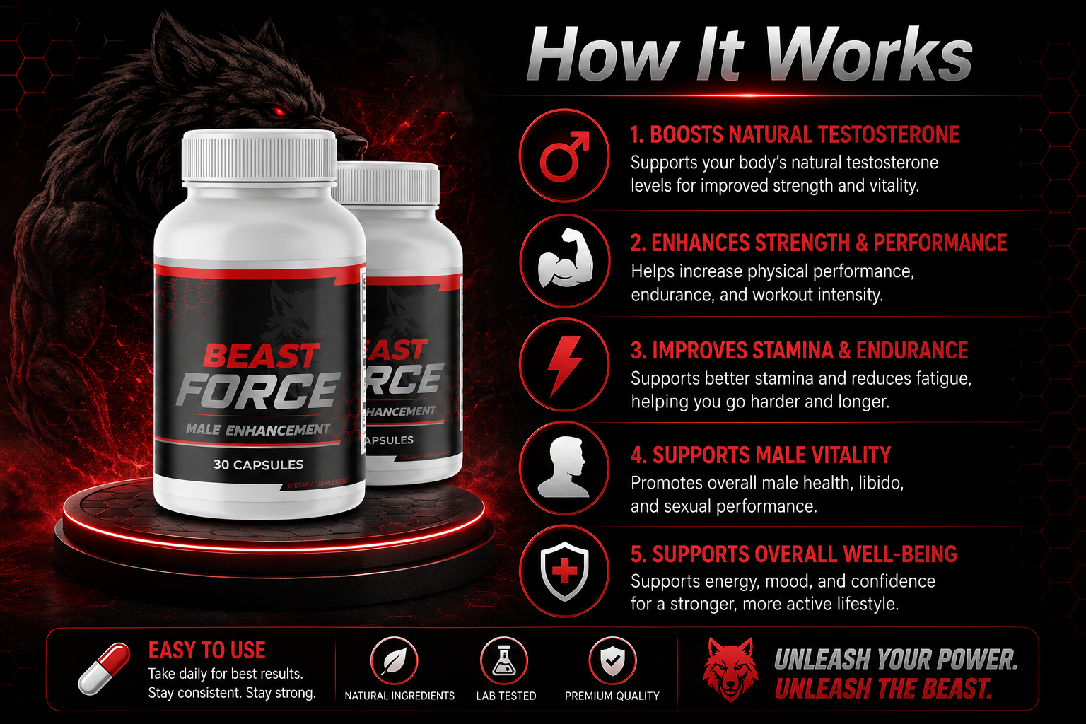 How BeastForce works — 4 vitality pathways